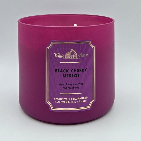 Bath and Body Works Black Cherry Merlot 3 wick Candle - Picture 4 of 4